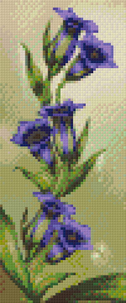 Bell Flowers Three [3] Baseplate PixelHobby Mini-mosaic Art Kit